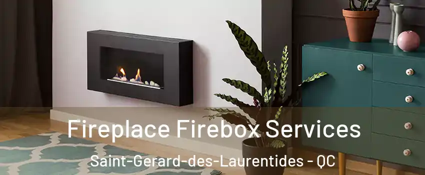  Fireplace Firebox Services Saint-Gerard-des-Laurentides - QC