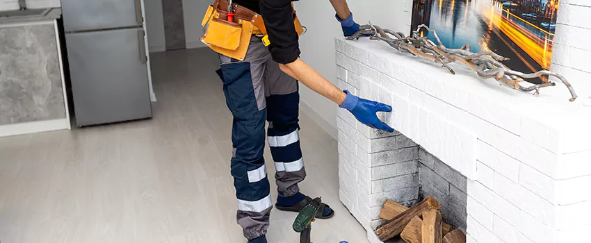 Outdoor Fireplace Restoration in Shawinigan, Quebec