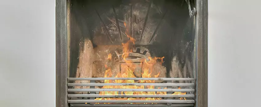 Travis Industries Linear Gas Fireplace Installation in Shawinigan, Quebec