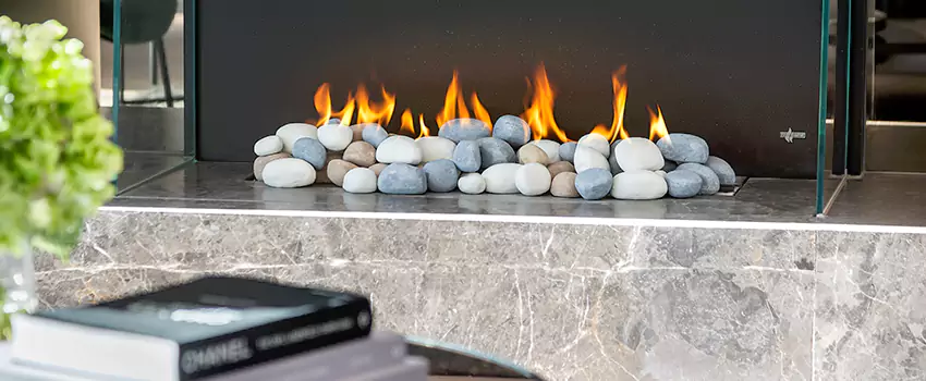 Double-Height Fireplace Design Refurbishment in Shawinigan, Quebec