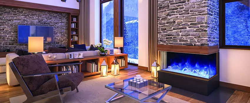Dynamic Flame Color Fireplace Installation in Shawinigan, QC